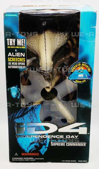  Independence Day 4 Alien Supreme Commander Electronic Action Figure 1996 USED 