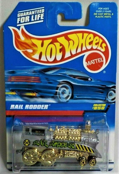 Hot Wheels Die Cast Silver Rail Rodder 1997 Collector #850 Mattel 19463