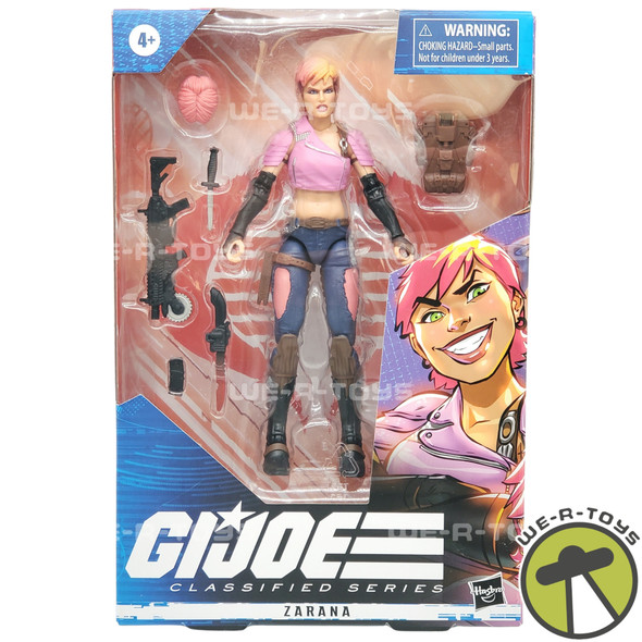 G.I. Joe Classified Series 48 Zarana 6" Action Figure 2022 Hasbro No. F4026 NRFB