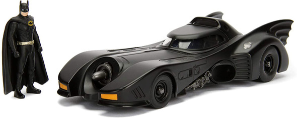 Jada Toys Hollywood Rides 1989 Batmobile & Batman Vehicle and Figure Set 2022