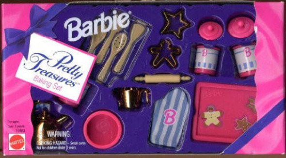 Barbie Pretty Treasures Picnic Set 1995 Mattel No. 13760 NRFB - We