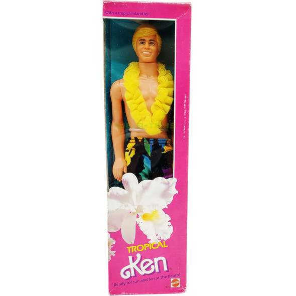 Barbie Tropical Ken Doll Mattel 1985 No. 1020 NEW