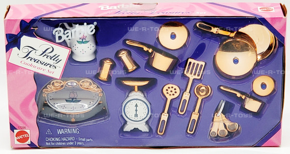 Barbie Pretty Treasures Cookware Set 1997 Mattel No. 17256 NRFB