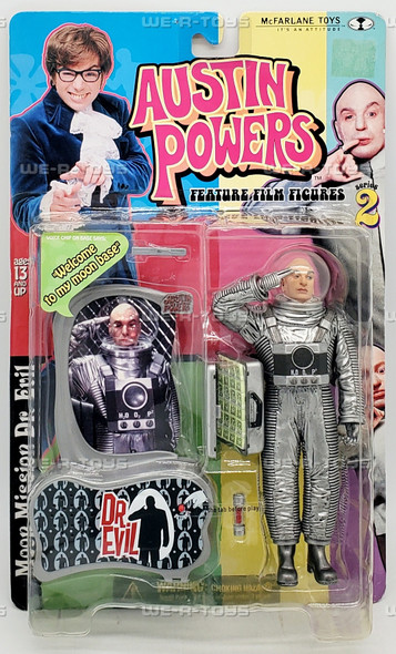 Austin Powers Moon Mission Dr. Evil Figure McFarlane Toys 1999 NEW