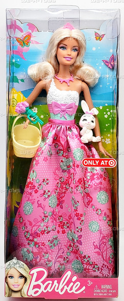 Barbie Fairytale Magic Doll with Basket & Bunny 2011 Mattel W2942