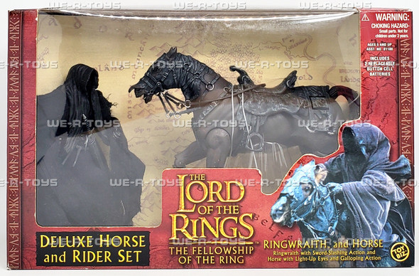 The Lord of the Rings Ringwraith and Horse Action Figure 2002 Toy Biz 81183 NEW
