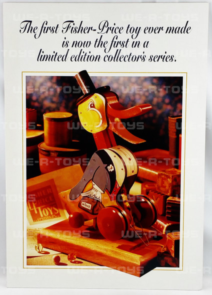Fisher-Price Promotional Foam Poster 28.5" x 20" 1st Fisher-Price Toy Dr. Duck