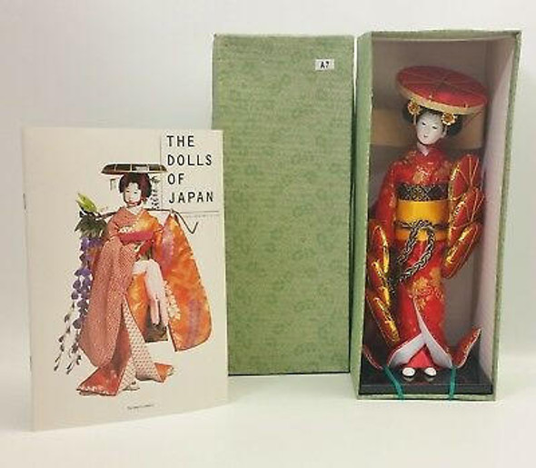 The Japan Foundation Dolls Of Japan Hakata Fukuoka Geisha Lady A7 NIB