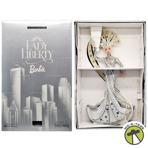 Barbie Bob Mackie Lady Liberty Doll F.A.O. Schwarz Exclusive 200 Mattel 26934