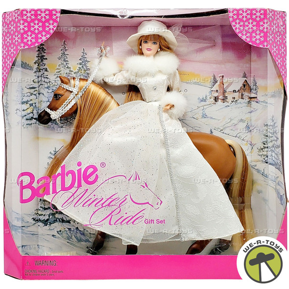 Barbie & Walking Beauty Doll and Horse Gift Set 1998 Mattel