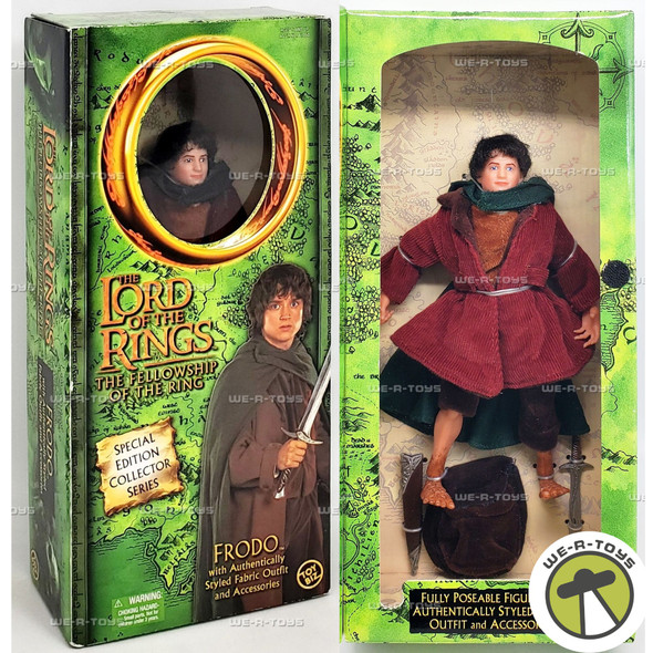 Lord of the Rings Frodo Baggins Action Figure Toy Biz 2001 No. 81052 NEW
