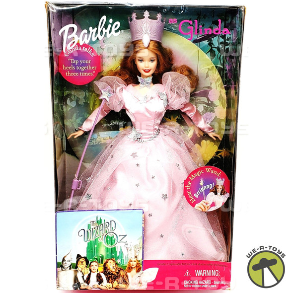 Barbie as Glinda the Good Witch The Wizard of Oz Talking Doll Mattel#25813 NEW