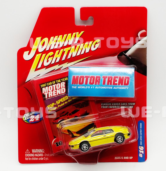 Johnny Lightning Motor Trend 1980 Lotus Esprit Turbo #18 JL 2004 No. 29206 NRFP