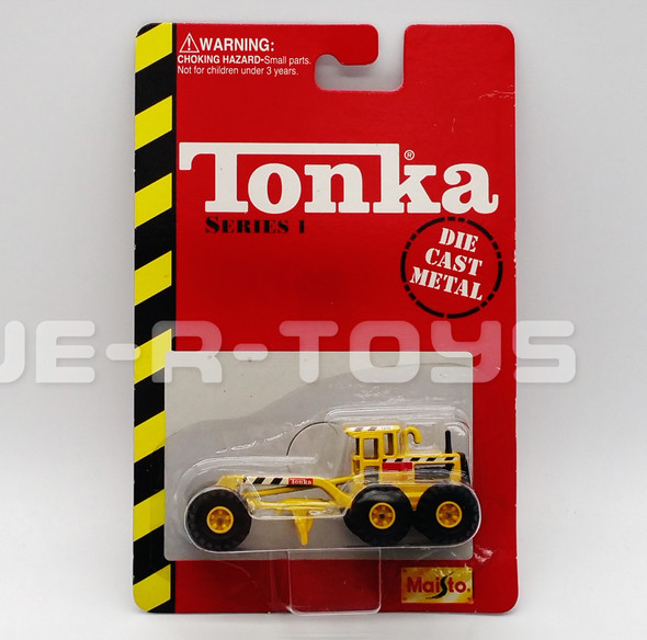Tonka Series 1 Die Cast Metal Road Grader Vehicle Maisto 1998 No. 15090 NRFP
