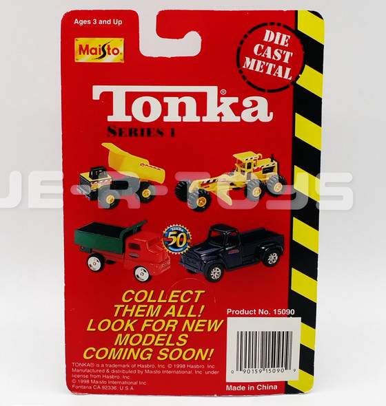 Tonka Series 1 Die Cast Metal Yellow Dump Truck Vehicle Maisto 1998 NRFP