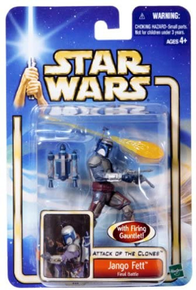 Star Wars Attack of the Clones Jango Fett Slave I Pilot Action