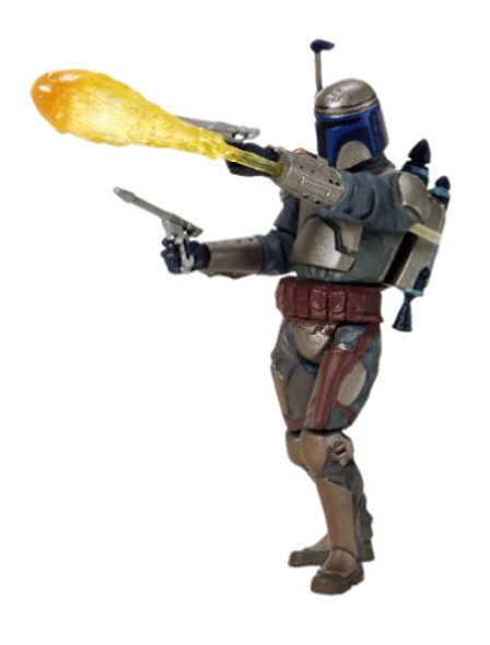 Star Wars Attack of the Clones Jango Fett Slave I Pilot Action