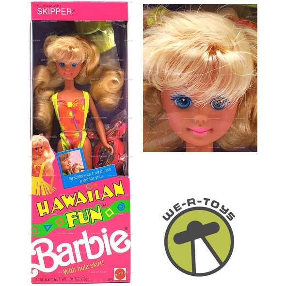 Barbie Hawaiian Fun Skipper Doll Mattel 1990 #5942