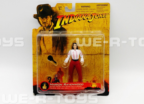 Indiana Jones Raiders of the Lost Ark 3.75" Marion Ravenwood Figure 2003 NEW