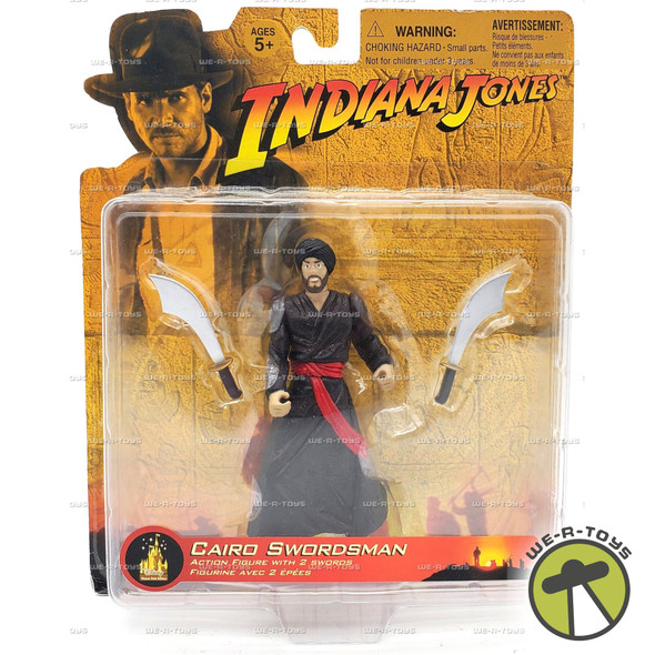 Indiana Jones Raiders of the Lost Ark 3.75" Cairo Swordsman Figure 2003