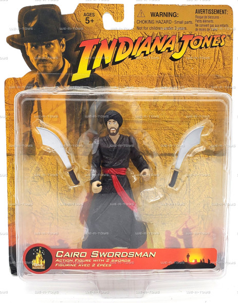Indiana Jones Raiders of the Lost Ark 3.75" Cairo Swordsman Figure 2003