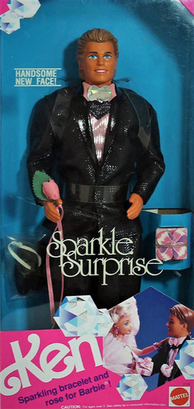  Barbie Ken Sparkle Surprise Doll 1991 Mattel 3149 