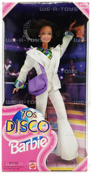 70's Disco Barbie Doll Special Edition Brunette 1998 Mattel 19929