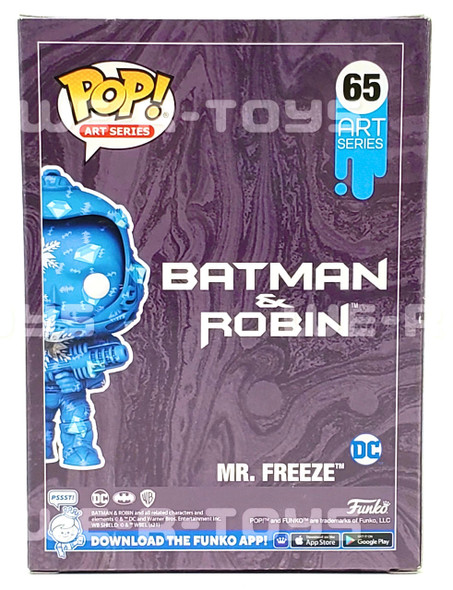 DC Funko Pop! Art Series Mr. Freeze Vinyl Figure Batman & Robin No. 65 Target DC