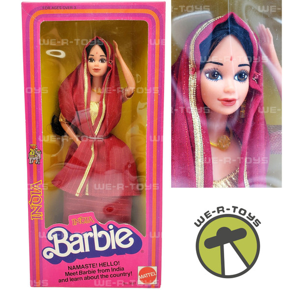 Barbie Dolls of the World Collection India Doll 1981 Mattel No. 3897 NRFB