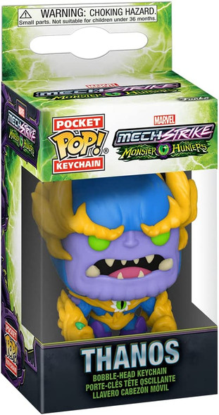 Funko Pop! Pocket Pop Keychain Marvel Mech Strike Monster Hunters Thanos