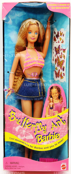 Butterfly Art Barbie Doll 1998 Mattel No. 20359 NRFB