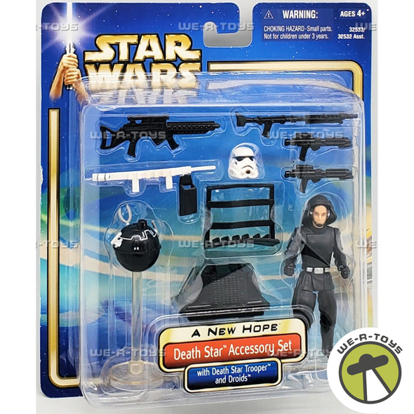 Star Wars A New Hope Death Star Accessory Set with Death Star Trooper and Droids