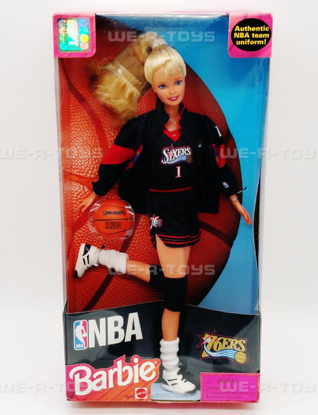  Barbie NBA Philadelphia 76ers Dolls 1998 Mattel No. 20724 NRFB 