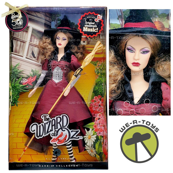 Barbie Wicked Witch of the East Doll The Wizard of Oz Silver Label Mattel N6588