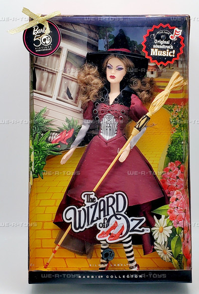 Barbie Wicked Witch of the East Doll The Wizard of Oz Silver Label Mattel N6588