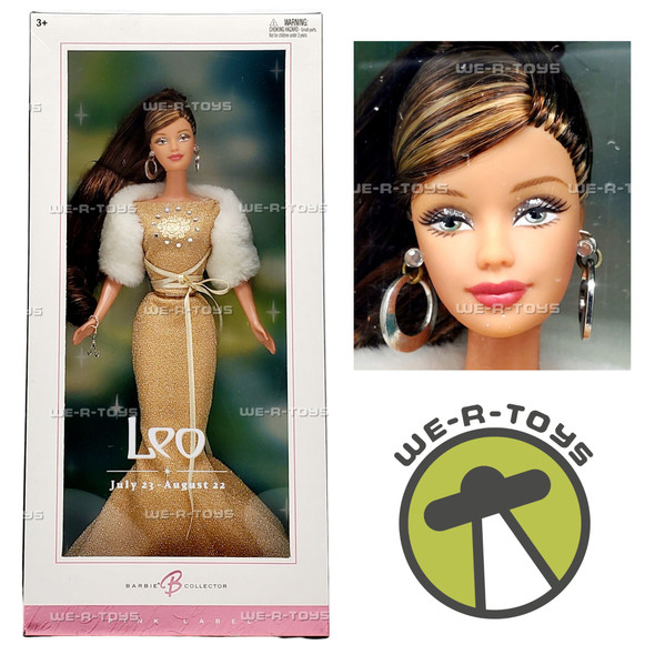 Leo Barbie Doll The Zodiac Collection Pink Label 2004 Mattel C6244