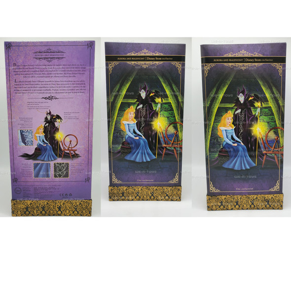 Disney Fairytale Designer Collection Aurora and Maleficent Dolls 2016 NEW