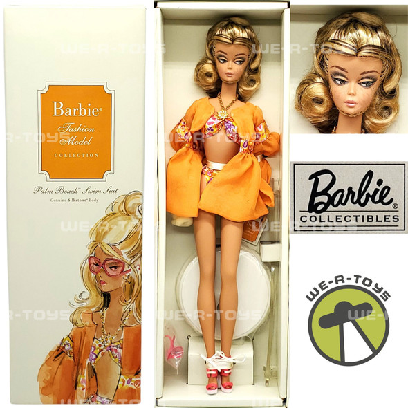 Barbie BFMC Palm Beach Swim Suit Silkstone Doll Gold Label 2009 Mattel R4483