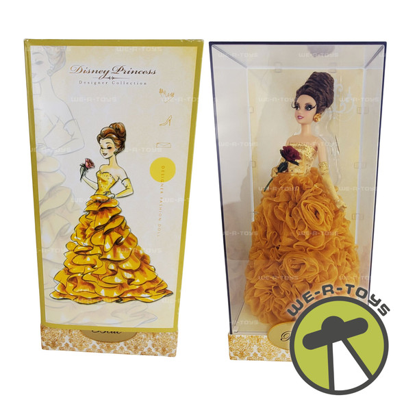 Disney Princess Designer Collection Belle Fashion Doll Disney Store 2011 NEW