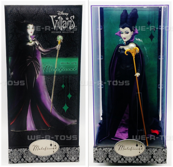  Disney Villains Designer Collection Maleficent Doll Disney Store 2012 NEW 