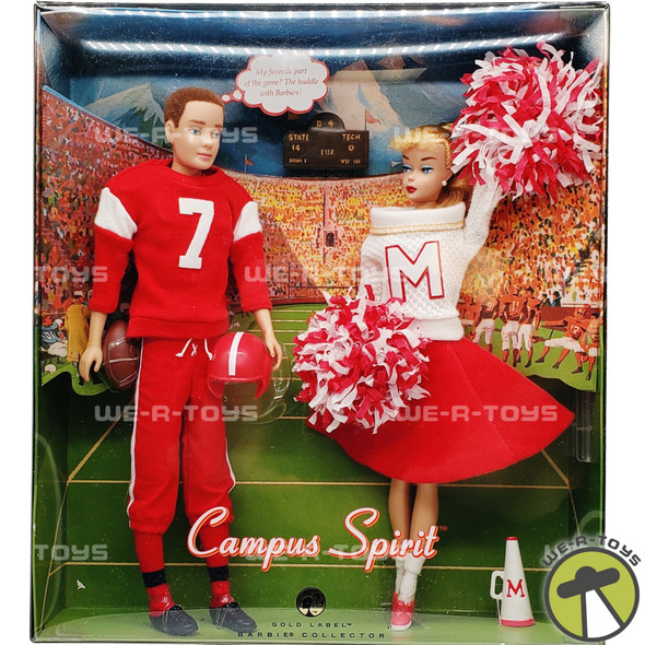 Campus Spirit Barbie and Ken Doll Giftset Gold Label 2008 Mattel L9649 NEW