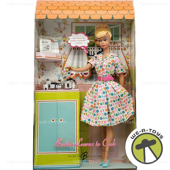 Barbie Collector Barbie Learns to Cook Gold Label Blonde Doll 2006 Mattel K9141