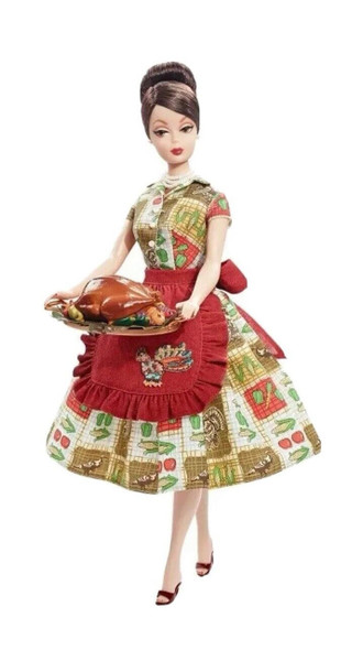 Barbie Thanksgiving Feast Barbie Doll Holiday Hostess Collection 2010 Gold Label T2160
