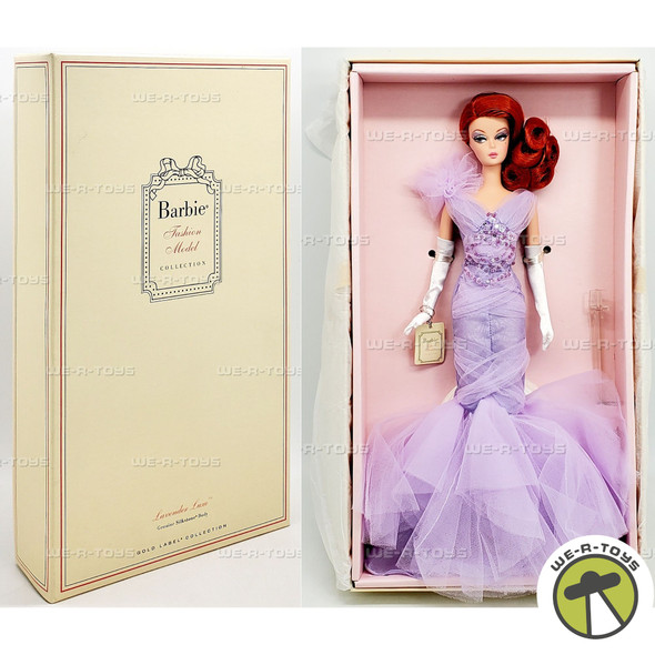 Barbie Fashion Model Collection Lavender Luxe Silkstone Doll Gold Label CGT28