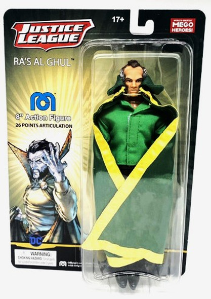 DC Justice League Ra’s al Ghul 8" Action Figure 2022 Mego #63148