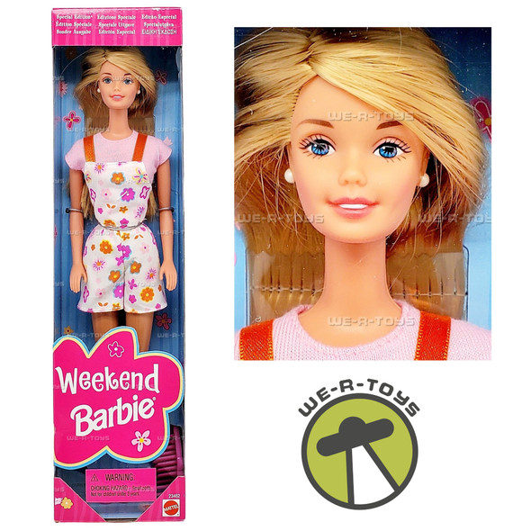Barbie Weekend Doll Multilingual Box 1998 Mattel 23462 - We-R-Toys