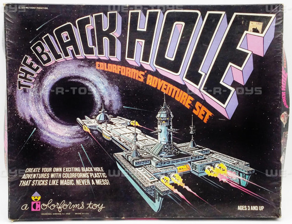 The Black Hole Disney's The Black Hole Colorforms Adventure Set Walt Disney 1979 No. 2360 USED