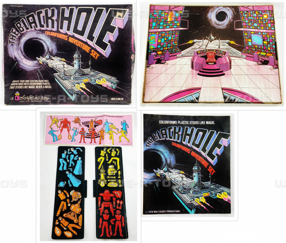 Disney's The Black Hole Colorforms Adventure Set Walt Disney 1979 No. 2360