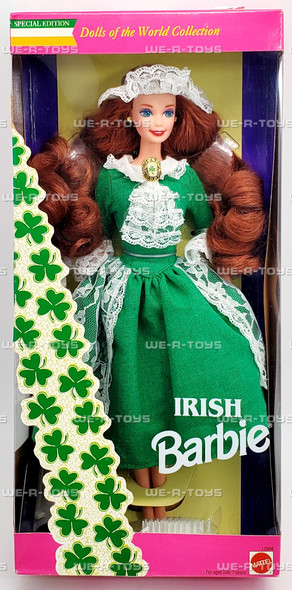 Irish Dolls of the World Special Edition Barbie Doll 1994 Mattel 12998