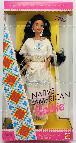 Native American Barbie Special Edition Dolls of the World 1992 Mattel 1753